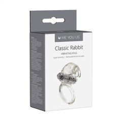 Seven Creations Classic Rabbit Cock Ring 3cm Clear-thumb-1