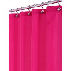 Υφασμάτινη Κουρτίνα Μπάνιου Casetti 240x200cm Φούξια CAS1061
