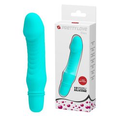 Pretty Love Stev Mini Κλασικός Δονητής 13.5cm Μπλε