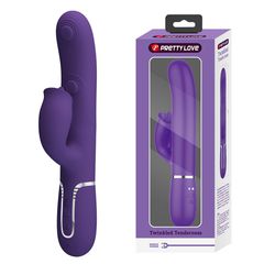 Pretty Love Rabbit Vibrator Licking Μωβ D-238296