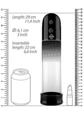 Shots Pumped Automatic Luv Pump Black 20cm-thumb-4
