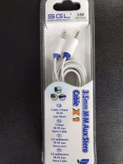Καλώδιο ήχου - 3.5mm Jack σε AUX - CT412 - 3m - 122074