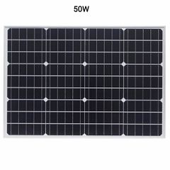 Μονοκρυσταλλικό ηλιακό πάνελ - Solar Panel - 50W - 676128