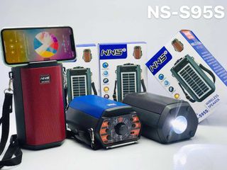Ασύρματο ηχείο Bluetooth με ηλιακό πάνελ & φακό - NS95S - 881384
