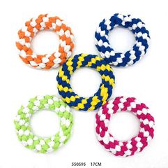 Παιχνίδι σκύλου κρίκος σχοινί - 17cm - 12pcs - 550595