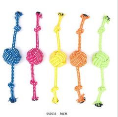 Παιχνίδι σκύλου σχοινί με μπάλα - 30cm - 12pcs - 550536