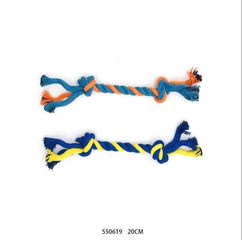 Παιχνίδι σκύλου σχοινί με κόμπους - 20cm - 12pcs - 550619