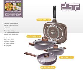 Σετ μαγειρικά σκεύη - 4pcs - CA005-S27-Purple - DSP - 563790