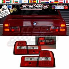 ΠΙΣΩ ΦΑΝΑΡΙΑ LED BMW E34 (1988-1995) | Street Boys - Car Tuning Shop |