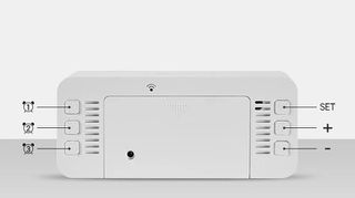 Ψηφιακό ρολόι - Ξυπνητήρι - 6612T - 466127 - White
