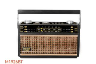 Επαναφορτιζόμενο ραδιόφωνο Retro - M1926BT - Meier - 416266 - Black/Gold