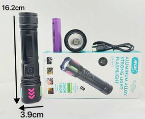 Επαναφορτιζόμενος φακός LED - 6616 - 123552