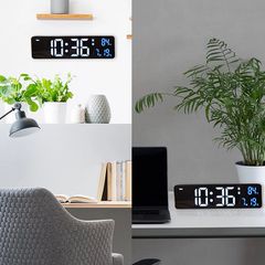 Ψηφιακό ρολόι - Ξυπνητήρι - 6625 - 466257 - White