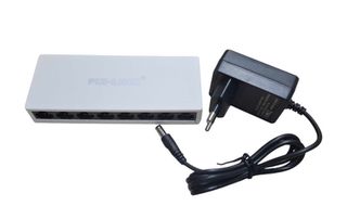 Switch με 8 θύρες Ethernet - SW08S-8 - PIX-LINK - 812037
