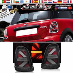 ΠΙΣΩ ΦΑΝΑΡΙΑ UK BLACK DYNAMIC LED MINI COOPER R56 R57 R58 R59 (2006-2014) | Street Boys - Car Tuning Shop |