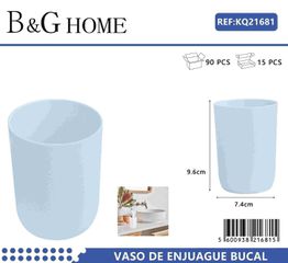 Θήκες οδοντόβουρτσας πλαστικές σε σετ 5Χ - Light Blue - 21681