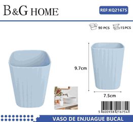 Θήκες οδοντόβουρτσας πλαστικές σε σετ 5Χ - Light Blue - 21675