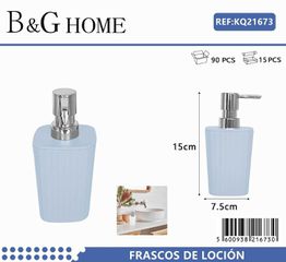 Θήκες κρεμοσάπουνου Dispenser πλαστικές - Σετ 5pcs - Light Blue - 21673