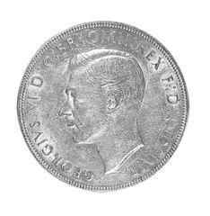 Αντικα Ασημενια Αυστραλιανη Κορωνα George VI του 1937