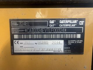 Εκσκαφέας Με Ερπύστριες CAT 2014 324 EL-thumb-16