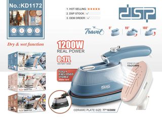 Ατμοσίδερο ταξιδιού mini - KD1172 - Blue - DSP - 618793