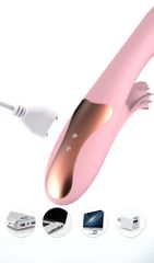 Kinksters Lilo Δονητής Rabbit 23cm Ροζ-thumb-6