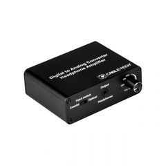 Cabletech DM-0857-3 Μετατροπέας Toslink-Coaxial σε Analog με Jack 3.5mm & ρύθμιση έντασης