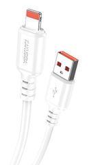 KAKUSIGA καλώδιο Lightning σε USB KSC-982, 3A, 480Mbps, 1m, λευκό