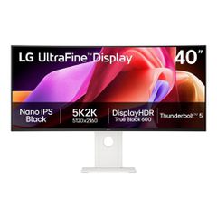 LG 40U990A-W.AEU Ultrawide HDR Curved Monitor 39.7" 5120x2160 με Χρόνο Απόκρισης 5ms GTG