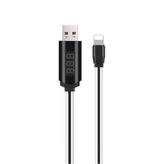 HOCO H-2943 Καλωδιο USB - Lightning με Οθονη 1.2m U29 Λευκό