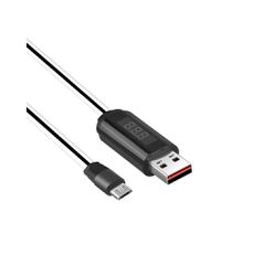 HOCO H-2967 Καλωδιο USB - MicroUSB με Οθονη 1.2m U29 Λευκό
