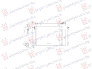 ΨΥΓΕΙΟ A/C 0.9 BENZINH TURBO-1.0i 12V ΗΛΕΚΤΡΙΚΟ (541x378x12) (KOYO) - 549106410
