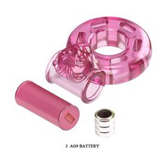 Baile Vibrating Penis Ring Clitoral Massager Ping-thumb-5