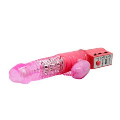 Baile Δονητής Rabbit 24cm Ροζ-thumb-2