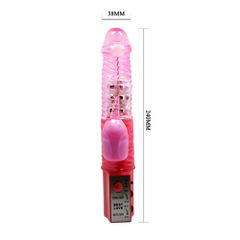 Baile Δονητής Rabbit 24cm Ροζ-thumb-3