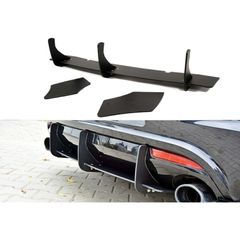 Diffuser προφυλακτήρα Vw Scirocco - μαύρο γυαλιστερό/ 2008-2017