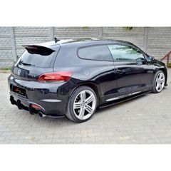 Diffuser προφυλακτήρα Vw Scirocco - μαύρο γυαλιστερό/ 2008-2017-thumb-3