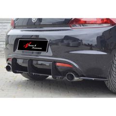 Diffuser προφυλακτήρα Vw Scirocco - μαύρο γυαλιστερό/ 2008-2017-thumb-2