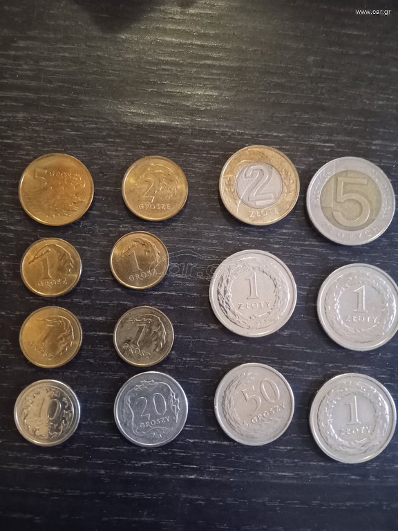 15 πολωνικά νομισματα