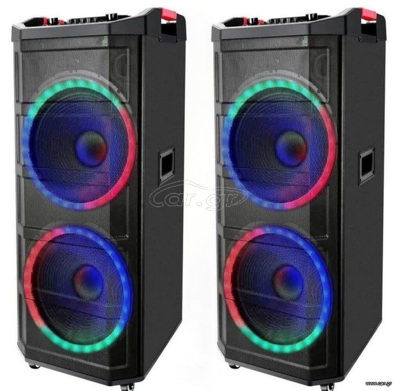 Ηχεια σετ  4χ15 ιντσες  2400watt + 2400 watt  bluetooth