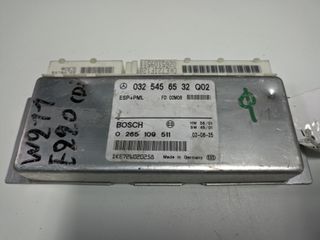 ΕΓΚΕΦΑΛΟΣ / ΜΟΝΑΔΑ ΕΛΕΓΧΟΥ ABS  ESP+PML MERCEDES - BENZ  W211 E220 CDI (ΒΕΝΖΙΝΗ)  ME ΚΩΔΙΚΟ   032 545 65 32 Q02 ,   BOSCH  0 265 109 511