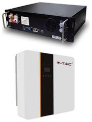 V-TAC KIT Φωτοβολταϊκό 5KW με Μπαταρία LifePO4 5,12KWh, Inverter Μονοφασικό Υβριδικό. 100161