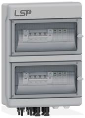 V-TAC Πίνακας πεδίου DC 2 χορδές 2 MPPT 1000VDC 16A με πίνακα διανομής IP65 18 μονάδες LSP