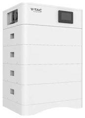 V-TAC Kit 4 στοιβαζόμενο Σύστημα Αποθήκευσης Ενέργειας BSS υψηλής τάσης 20kWh LiFePO4 με BMS, 100Ah, 204.8V, IP65, CEI 0-21 10 χρόνια εγγύηση 120024