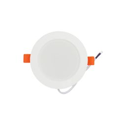Φωτιστικό LED ψευδοροφής στρογγυλό 6W 230V PC 480lm πλήρες ενδιάμεσο φως 4000K λευκό χρώμα