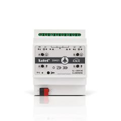 Universal ΚΝΧ dimmer δύο καναλιών 300W ανά κανάλι KNX DIM 21 SATEL για ρύθμιση & ντιμμάρισμα φωτισμού 7x9.2x6cm