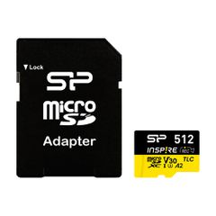 Κάρτα μνήμης microSDXC Inspire 512GB SILICON POWER UHS-I U3 A1 V30