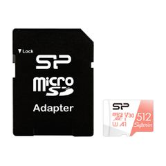 Κάρτα μνήμης microSDXC Superior 512GB SILICON POWER C10 UHS-I U3 A1 V30