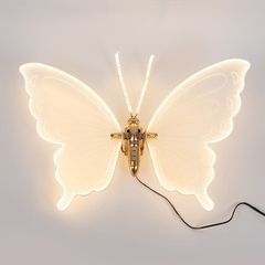 Πεταλούδα φωτιζόμενη 80cm με 120 led/m σε θερμό λευκό φως με 24v μετασχηματιστή & προέκταση 3m IP44