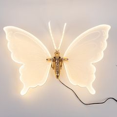 Πεταλούδα φωτιζόμενη 100cm με 120 led/m σε θερμό λευκό φως με 24v μετασχηματιστή & προέκταση 3m IP44